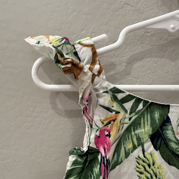 Janie and Jack Tropical Jungle Flutter Romper - Picture 3 of 10